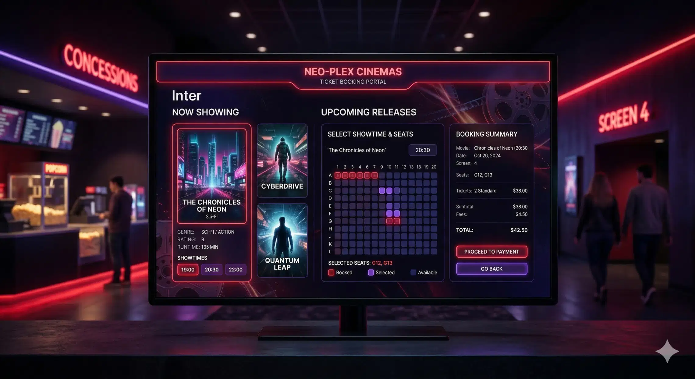 Mondy Cinema Booking